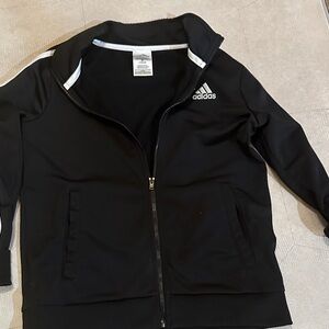 adidas Black Zip-Up Hoodie